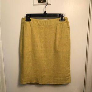 Citrine Linen  skirt